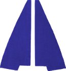 blaue Bootspolster