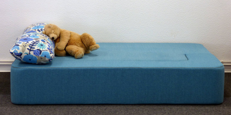 Klappsofa als Bett